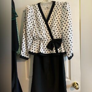 Lovely two piece peplum dress